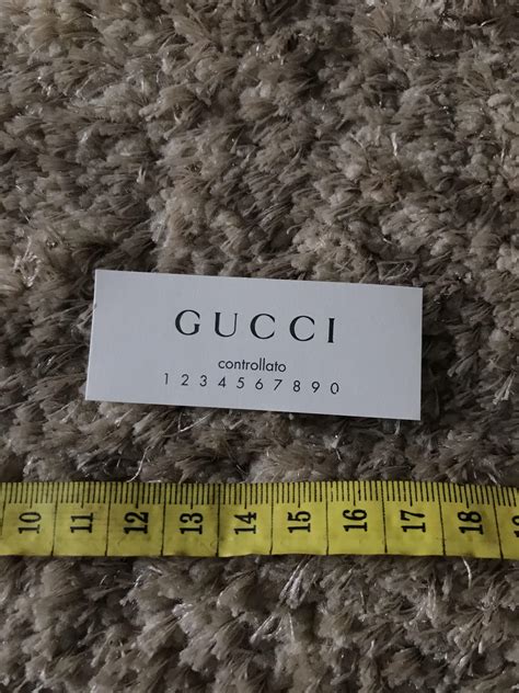 vintage gucci controllato cards|how to authenticate Gucci shoes.